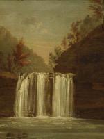 Водопадът Sgwd yr Eira в Уелс, Пенри Уилямс (1819 г.)